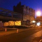 Road Closed After Scaffold Collapse