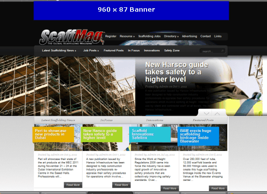 homepage advertise