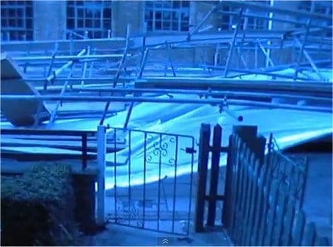 Video of the day: Scaffolding Collapse London