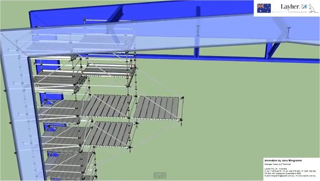 Video of the day: Bridging Scaffold with Layher Allround