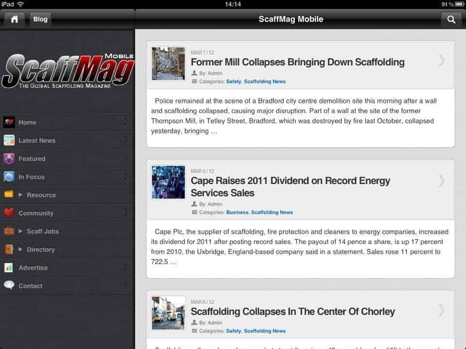 ScaffMag Mobile Launches