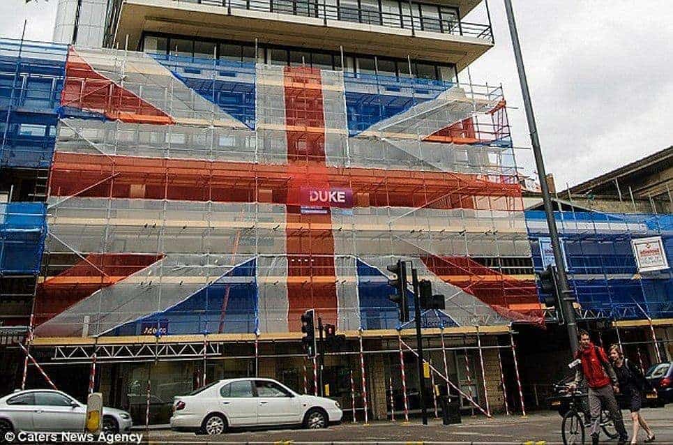 UPDATE: Bristol’s Union Jack netting is reinstated