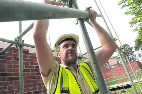 Scaffolder wins construction college prize
