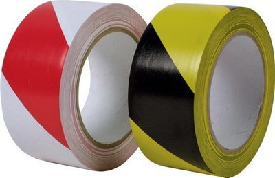 The NASC implements the use of black & yellow hazard tape change