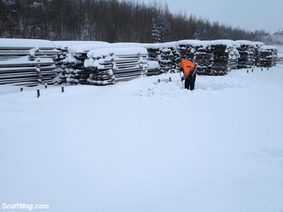The big freeze grips the scaffolding industry