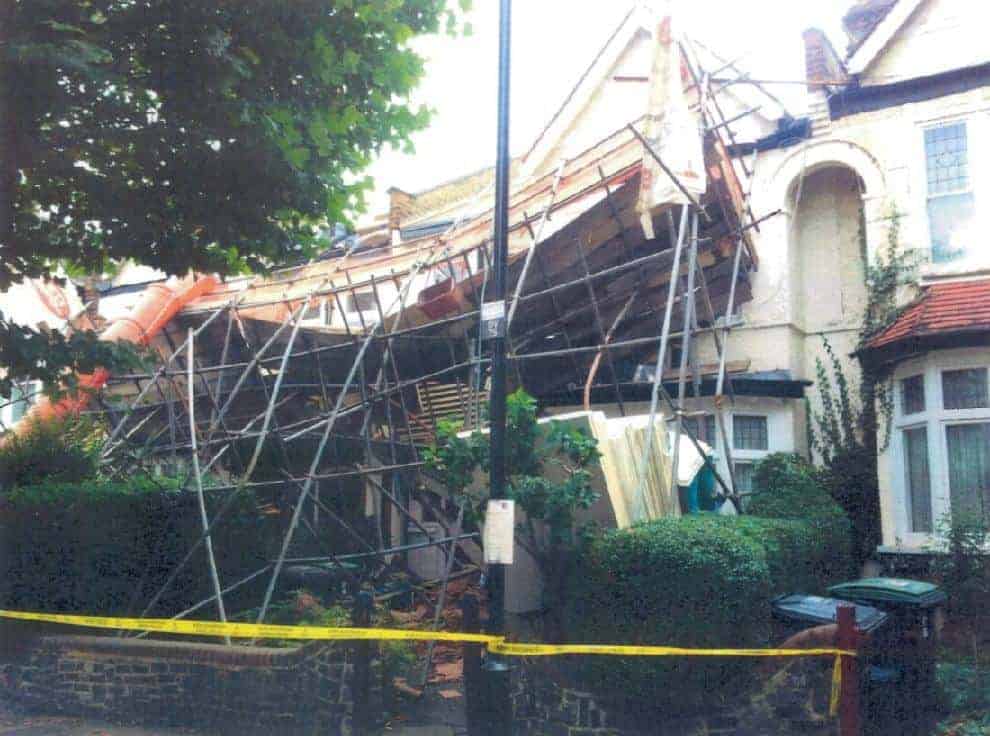 Company fined 6K after dramatic scaffold collapse