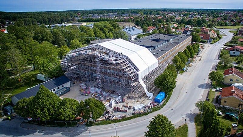 HAKI provides a unique weather protection system in Sweden