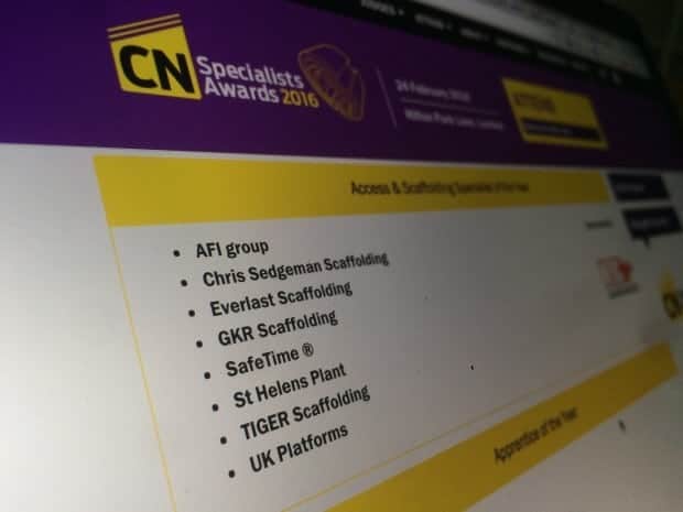 CN Specialist Awards 2016 finalists announced