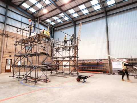 Gantry Dismantle Time-lapse Video