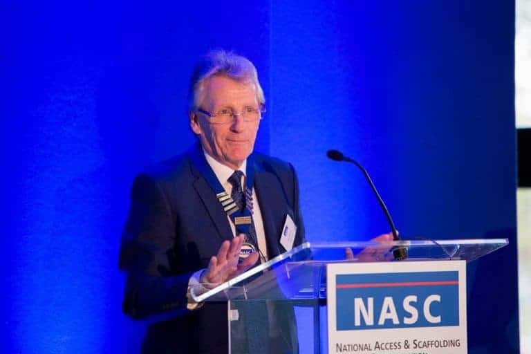 The new NASC President Des Moore