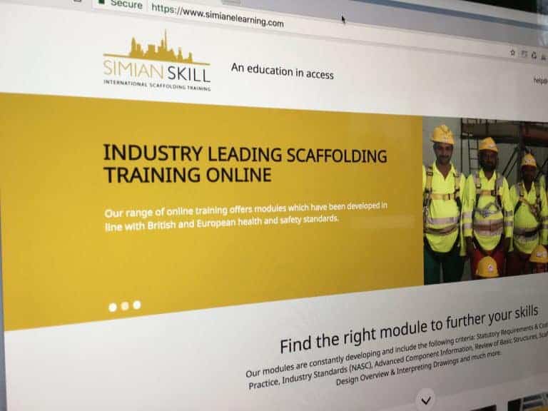 Simian International E-learning Website