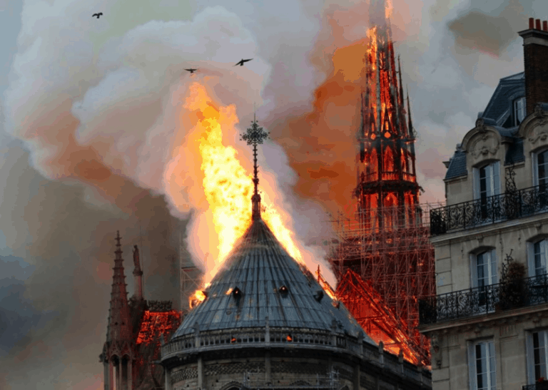 French scaffolding firm says workers smoked at Notre-Dame