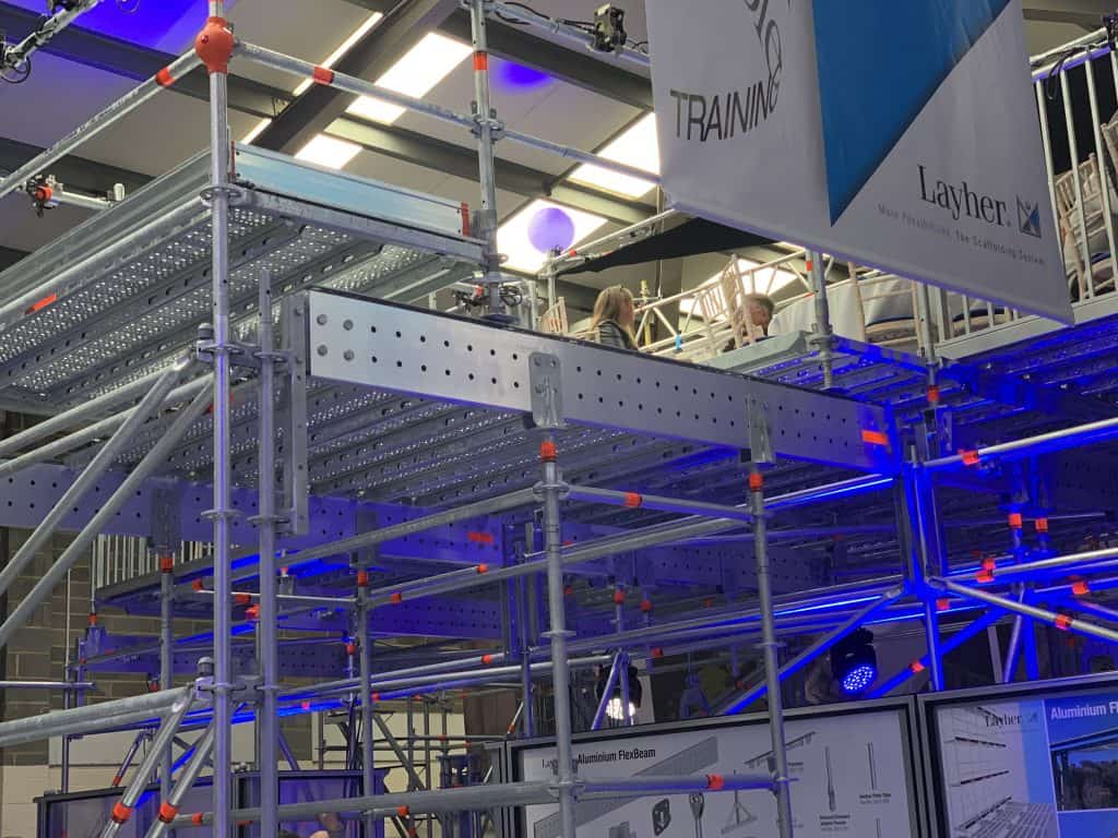 Image shows the new Aluminium FlexBeam in action