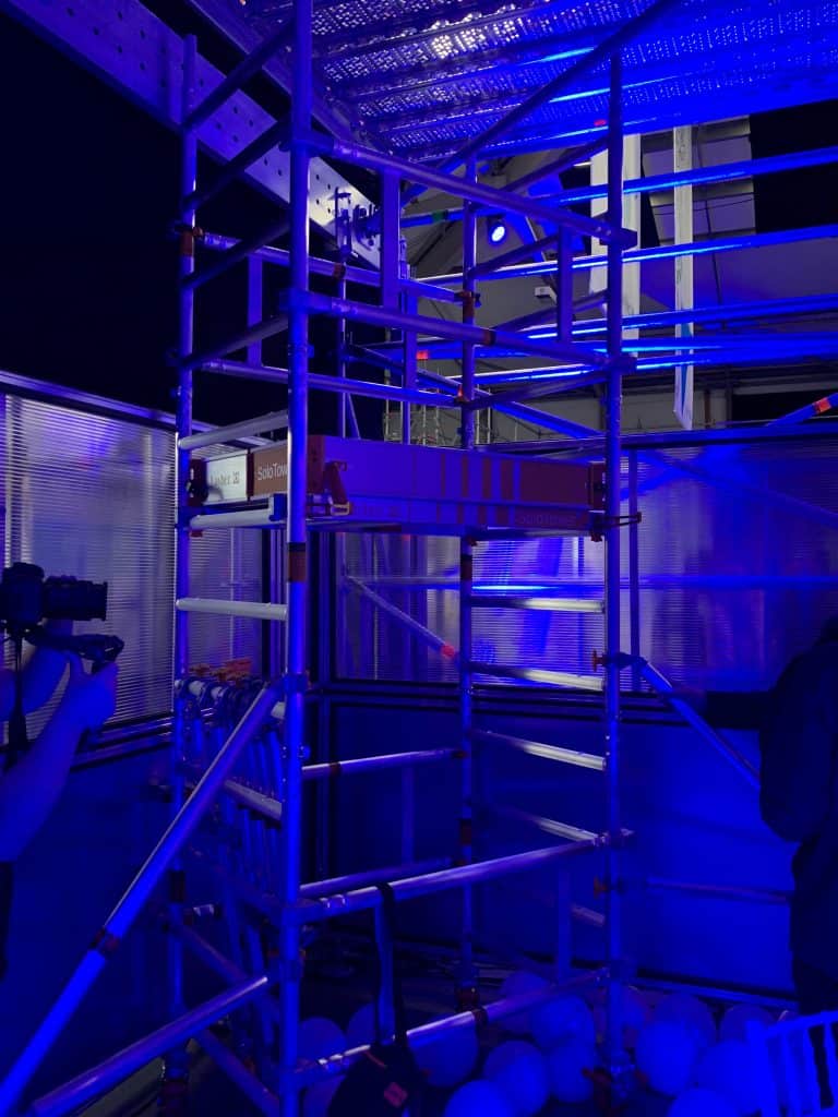 Image shows the new Layher Aluminium Solo Tower