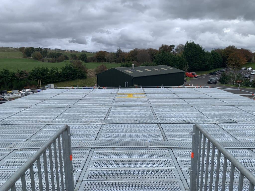 MJR Group Solutions Business Showcase Event Layher Scaffold Helipad