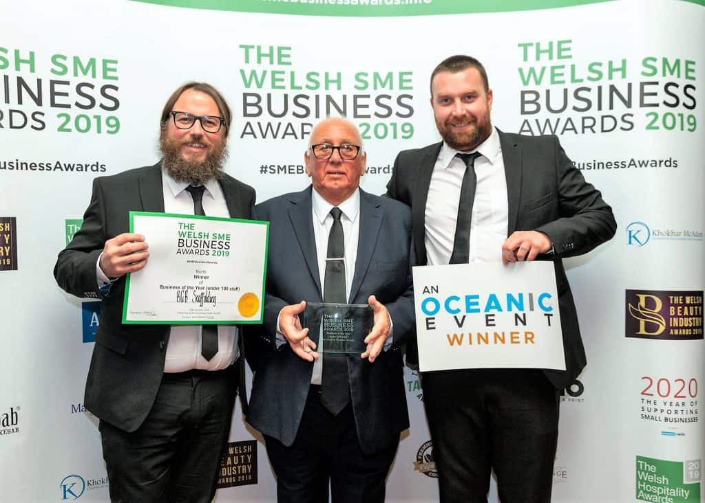 BGB Scaffolding wins business award