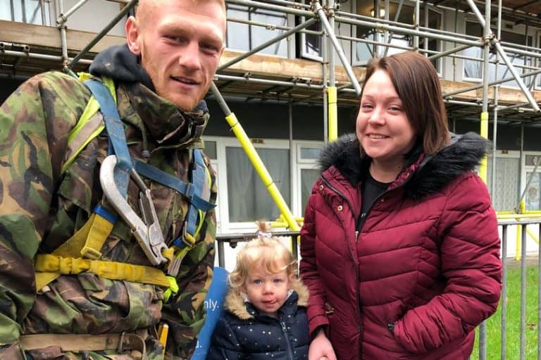 Scaffolder Hailed A Hero After Saving Toddlers Life