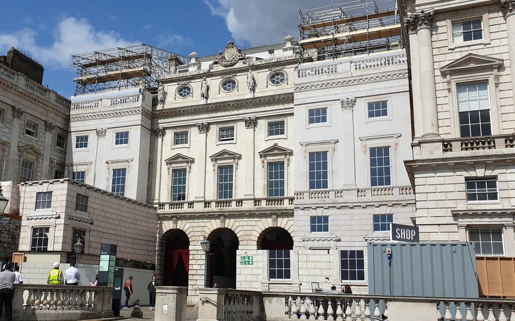 scaffold wrap at somerset house