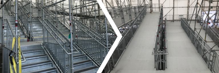 public access stairs and ramp