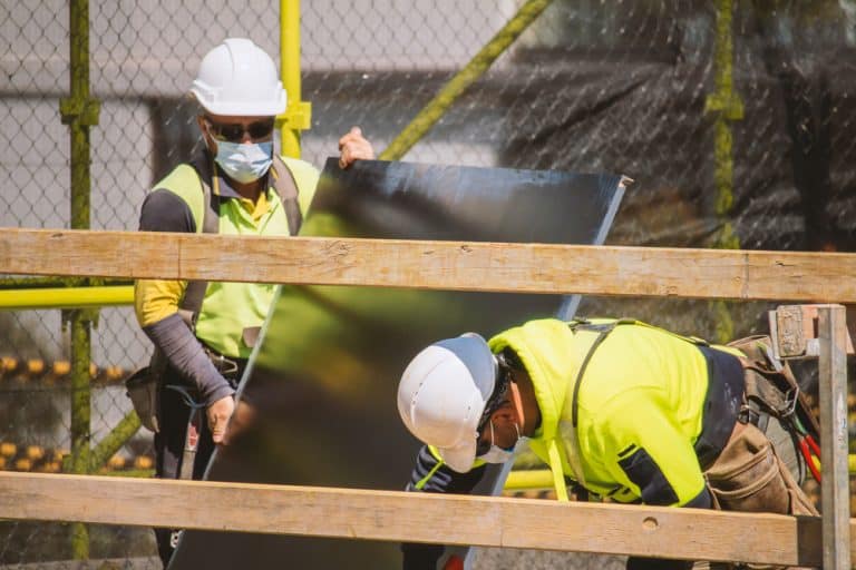 Construction site face mask guidance updated
