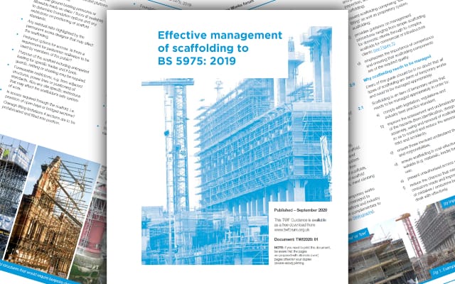 TWf launches new scaffold guidance
