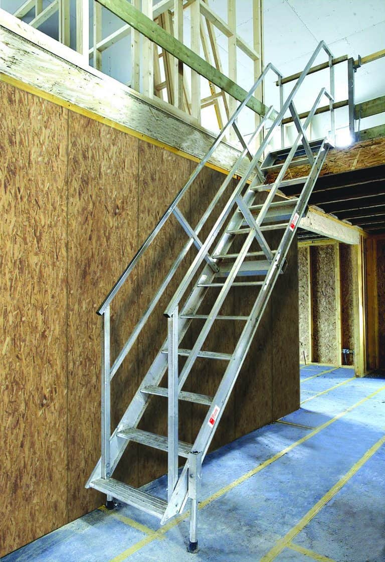 TRAD Temporary Stair Unit Improves Safety For Housebuilding Constructors