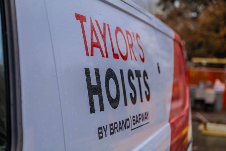 Taylor’s Hoists celebrates 15 years at the top of UK construction access