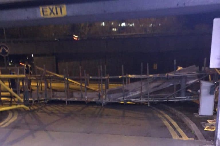 Scaffolding collapse coventry