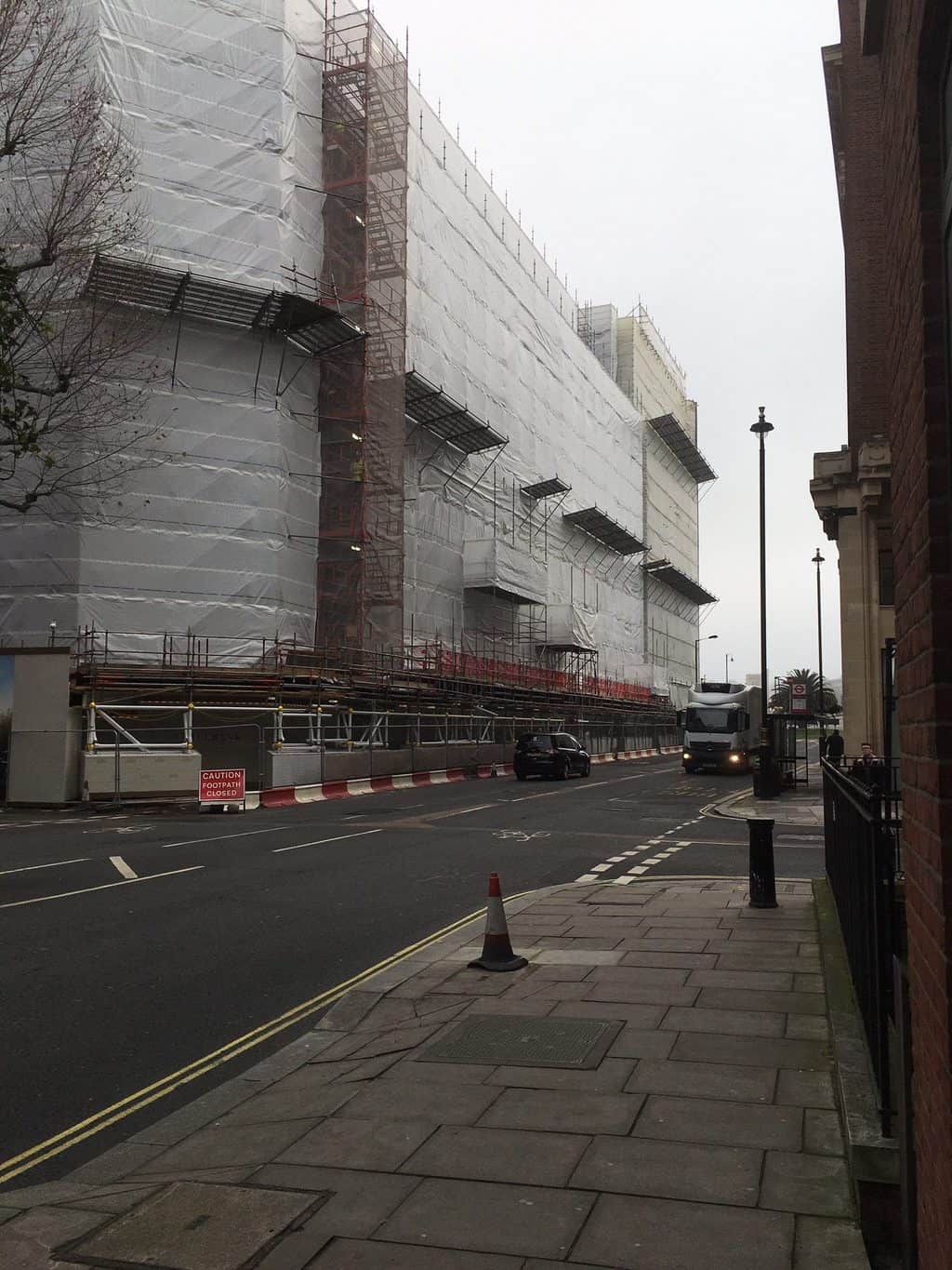TRAD Scaffolding Contractors (TRAD) has completed the erection stage of work on 9 Millbank, a busy central London development managed by St Edwards Homes.
