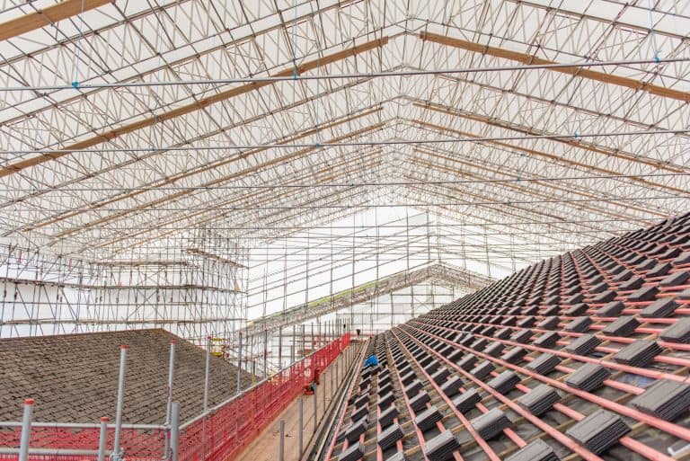 The UK’s Largest Temporary Roof installation made possible by the X factor