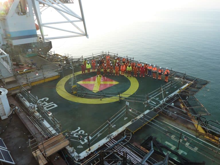 Altrad support the decommissioning of an offshore gas platform