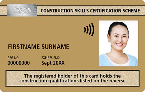 Changes to Supervisory Gold CSCS Cards