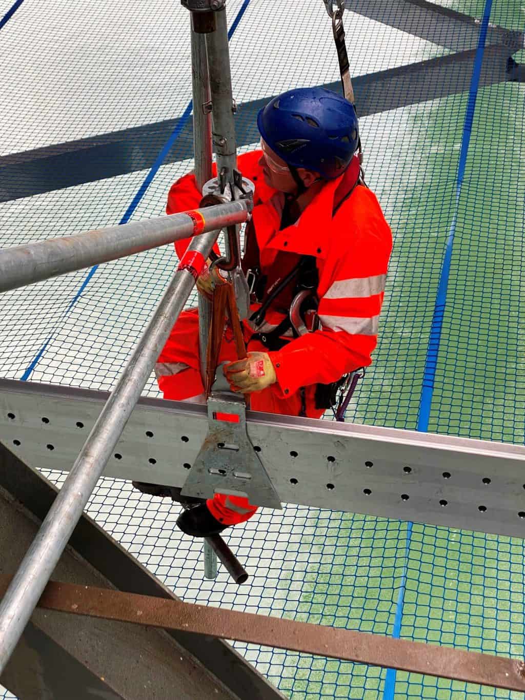 Working on the Forth Road Bridge I-Scaff Access Solutions Ltd have installed the UK's largest suspended scaffold that uses Layher’s cutting edge 'FlexBeam'.