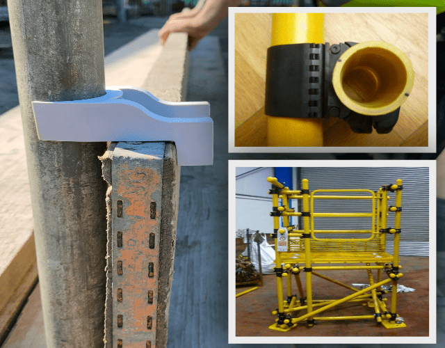 UK innovation revolutionizes composite scaffolding and toe board clips