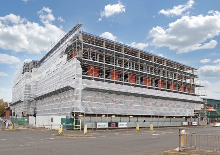 Layher passes examination for new student accommodation in Edinburgh