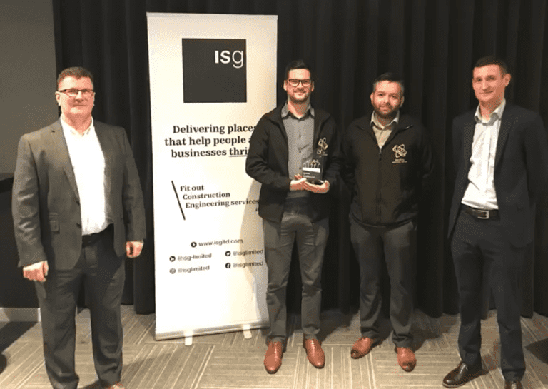 Enigma wins ISG Sub-Contractor of the year award