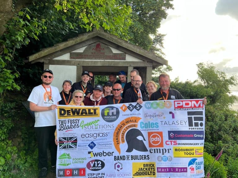 Hadrian’s Wall Charity Walk Raises £20k for BoB
