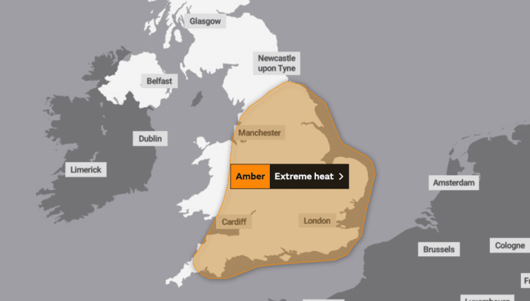 Met Office issues rare extreme heat warning