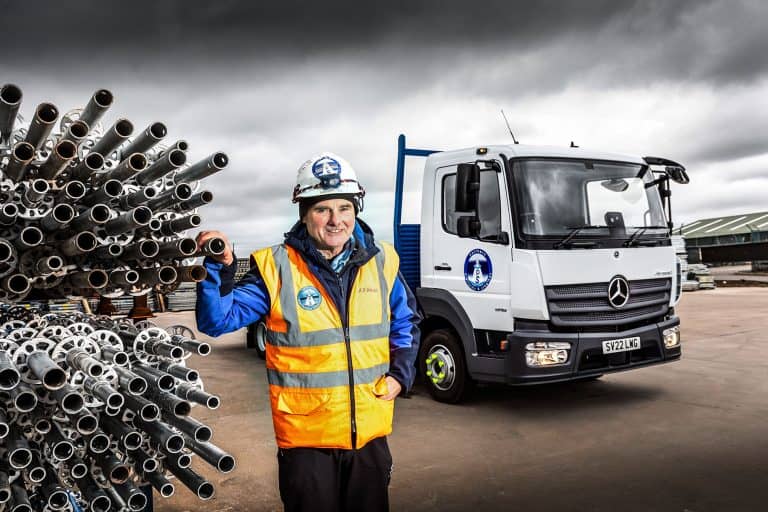 Scaffolding firm extends transport capabilities with Mercedes