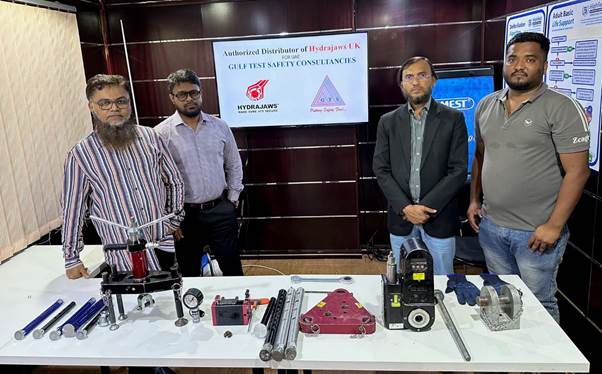 Hydrajaws Ltd, the world’s leading manufacturer of pull testers for load testing fixings, has announced a new distributor in the UAE. 