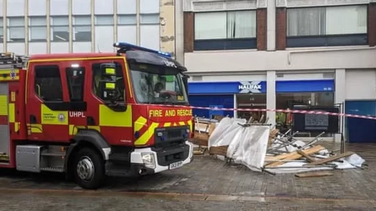 Scaffolding Collapse Leaves Woman Seriously Injured