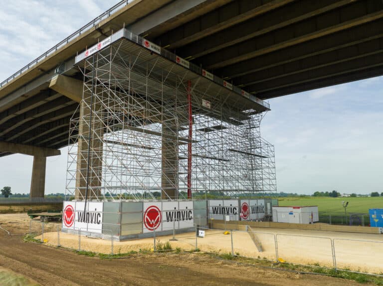 When it comes to challenging feats of engineering and problem-solving, few projects can compete with M.R. Scaffolding (Anglia) Ltd recent emergency access operation on the M62 Ouse Bridge. Scaffmag's latest project report shows how they provided an impressive fusion of efficiency, skill, and innovation, utilising Layher Ltd’s world-renowned scaffolding system.