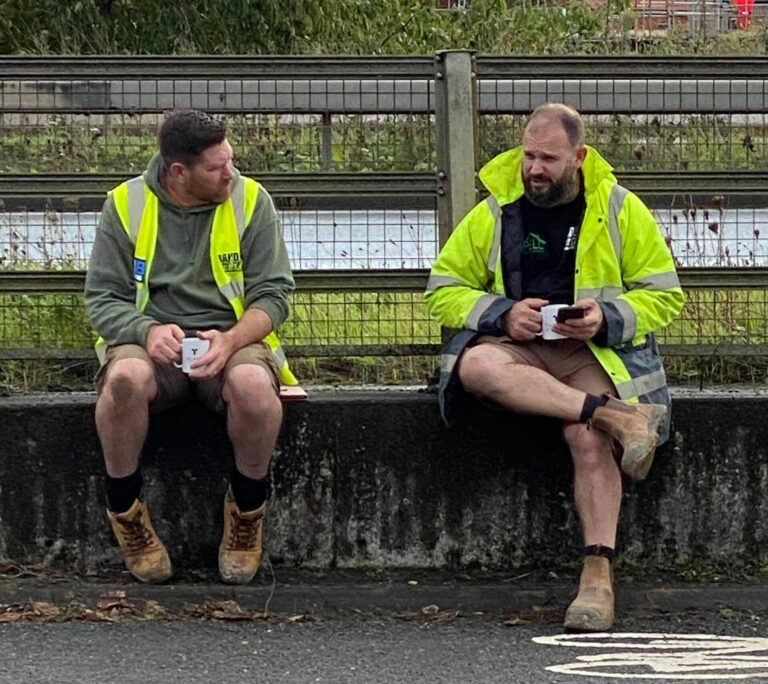 Surge in Suicidal Texts to Construction Worker Helpline