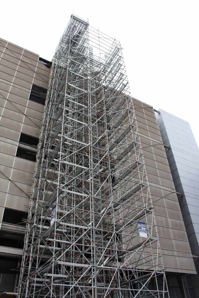 Kent-based Browne's Scaffolding Ltd has taken centre stage on the project by using the versatile Layher Allround scaffolding system to enhance the accessibility and safety of this prestigious project.