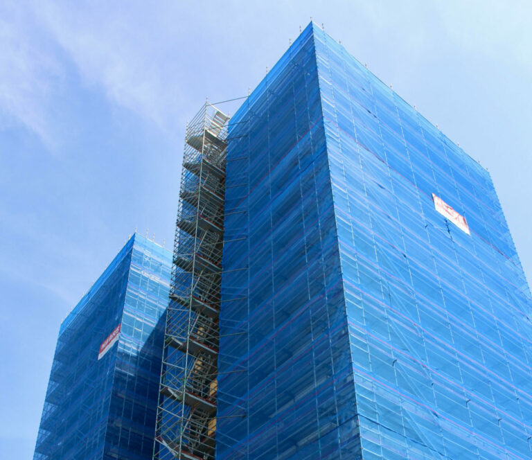 How Layher UK's Allround System is transforming the renovation of Wiltshire House, showcasing the expertise of Mattison Scaffolding Ltd and the foresight of Mears Group Plc