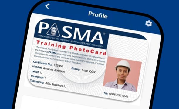 PASMA has announced a significant step forward in modernising the way it certifies workers, with the phased rollout of its virtual cards now in full swing.