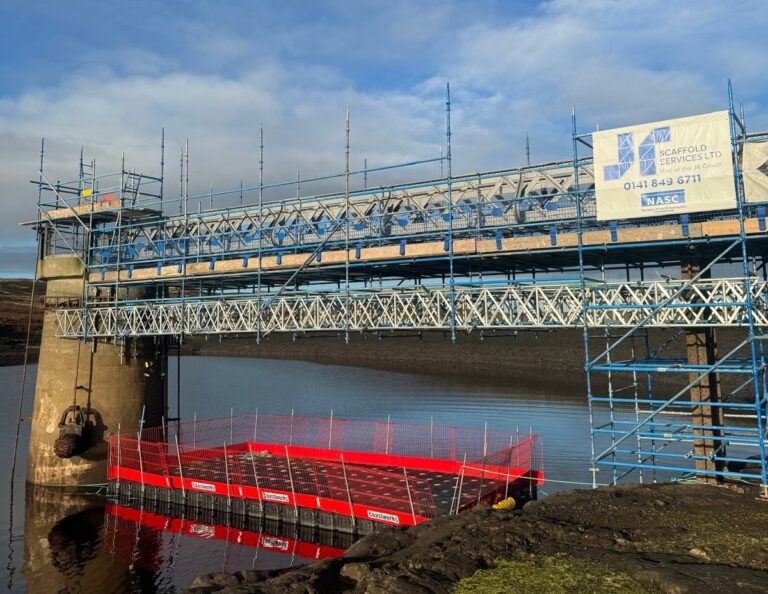 A remote water treatment site in Stirlingshire has undergone essential refurbishment work with the help of specialist scaffolding firm JR Scaffold.