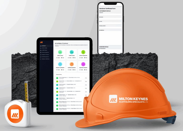 A scaffolding company in Milton Keynes has developed its own digital tool to streamline inspections, reduce paperwork, and improve health and safety compliance.