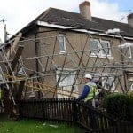 scaffold blown over dimsdale road wishaw