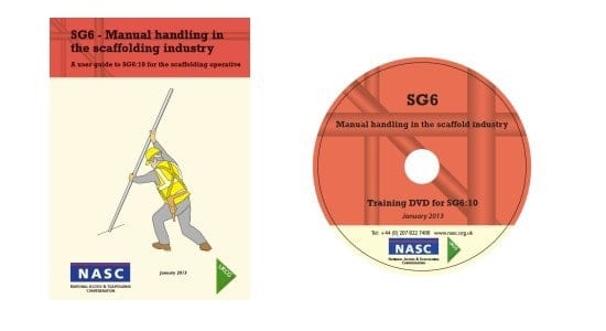 NASC Release SG6 Manual Handling In The Scaffolding Industry Guidance ...